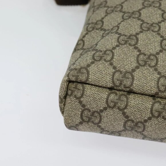 GUCCI GG Supreme Shoulder Bag PVC Beige Silver 223666 Auth ep10605 - Picture 4 of 16